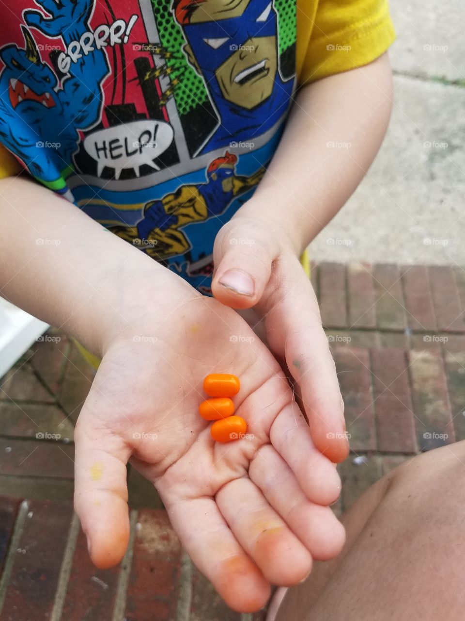 Orange candy
