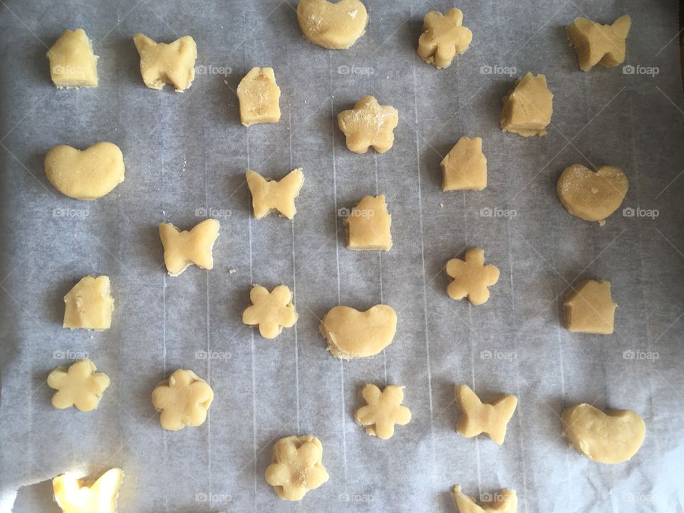 shortbread from the oven