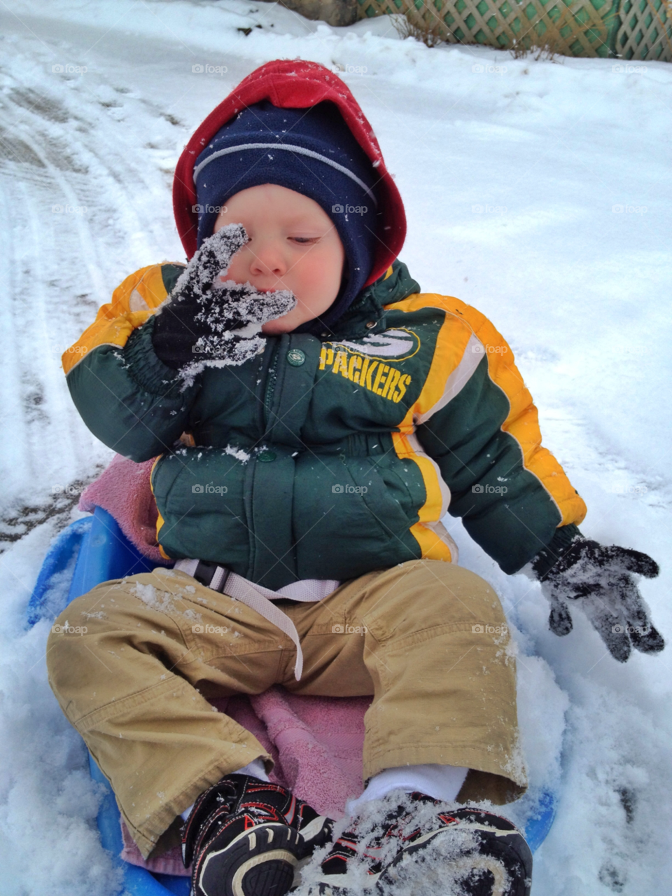 snow snowing winter street by somebeach