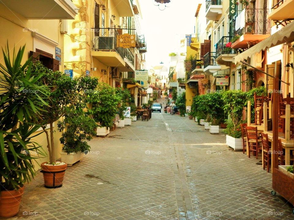 Small road, Kreta, Greece