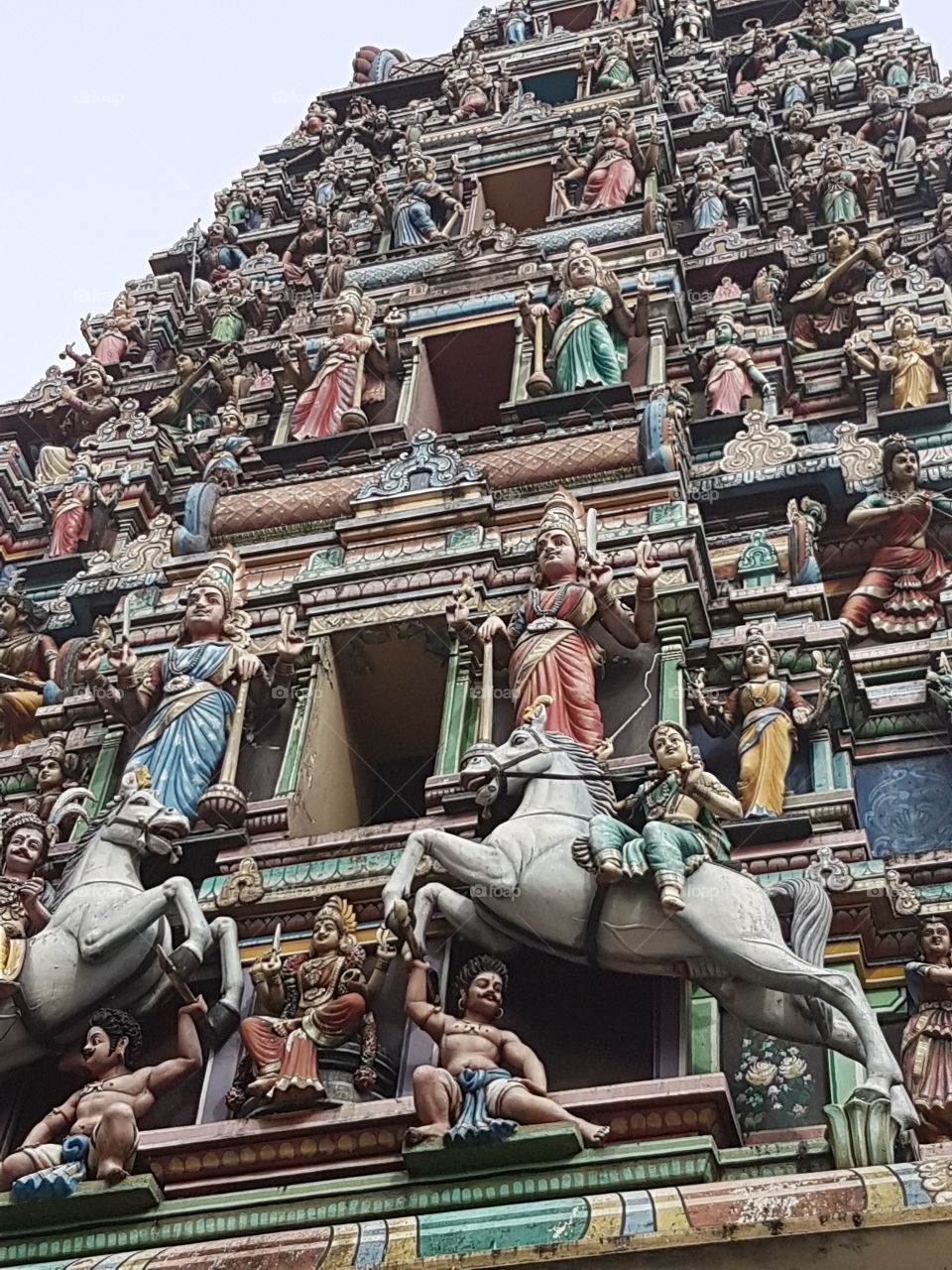 Indian Prayer Temple in Malaysia