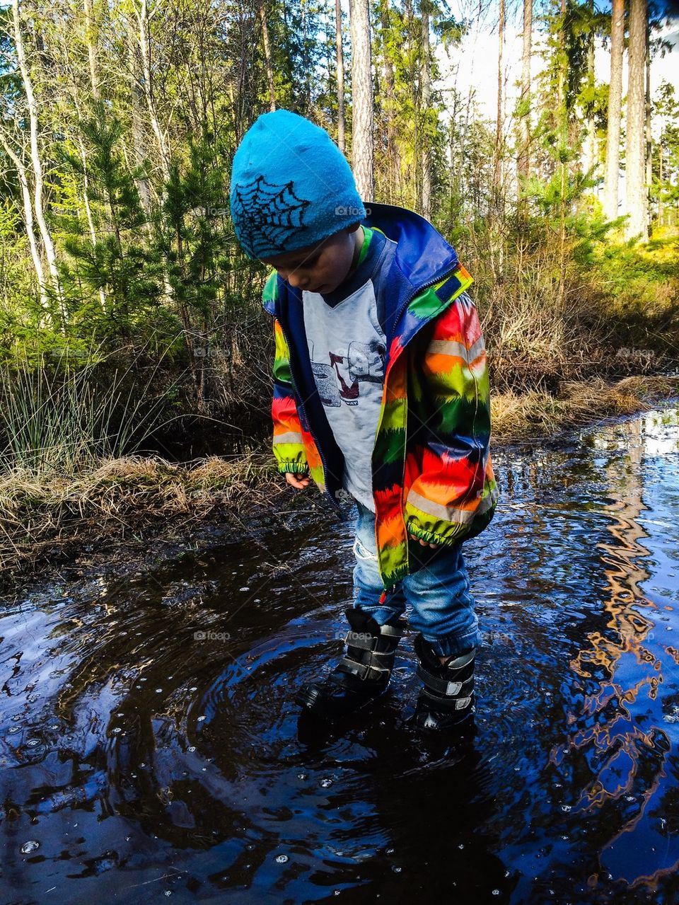 Boy in water