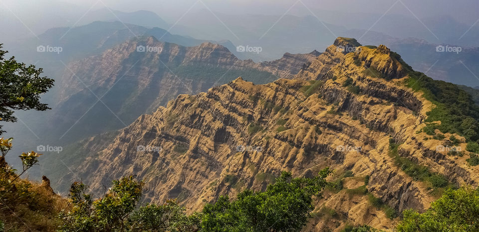 Landscape - It is mountains and valley which is situated at Mahabaleshwar hill station.