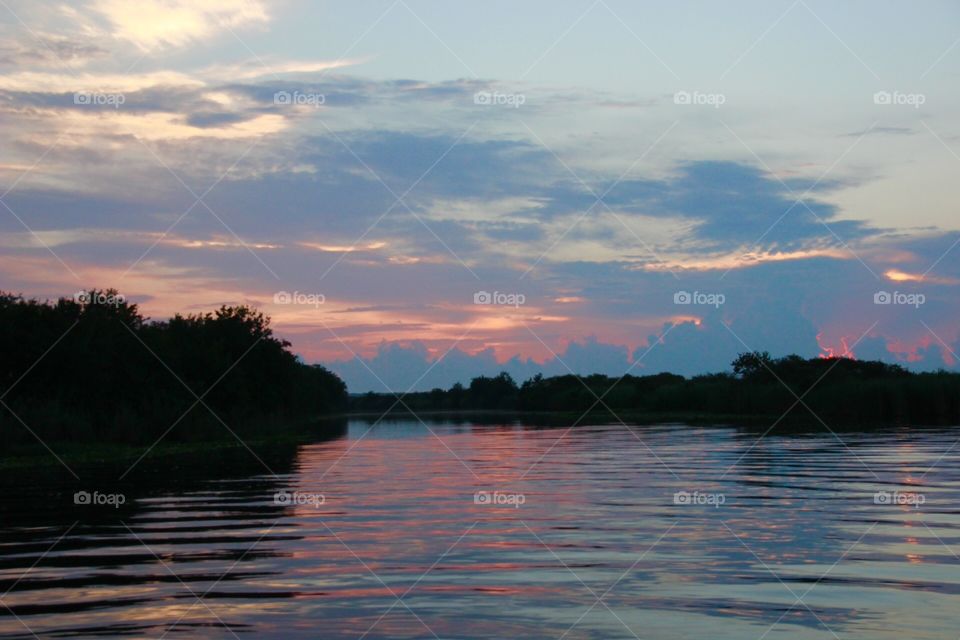 Water, No Person, Lake, Sunset, Dawn