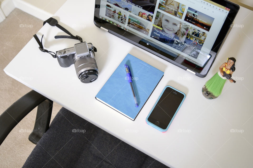 Desk from Above