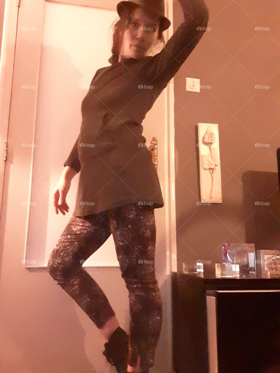 The woman in the hat