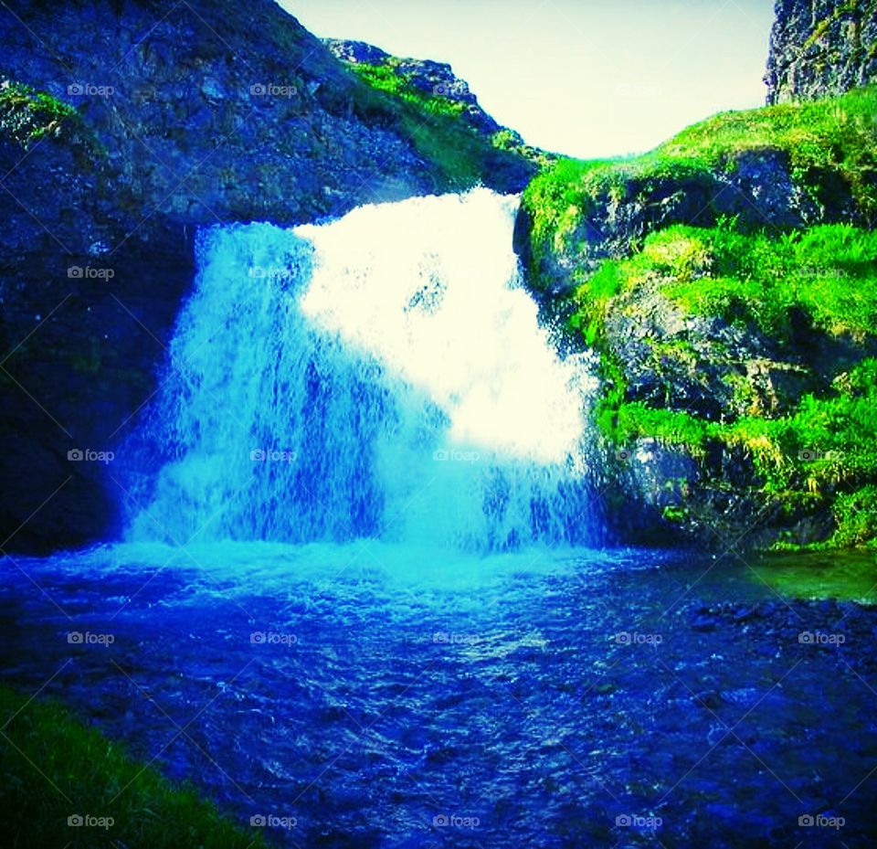 Water Fall in Dutch Harbor