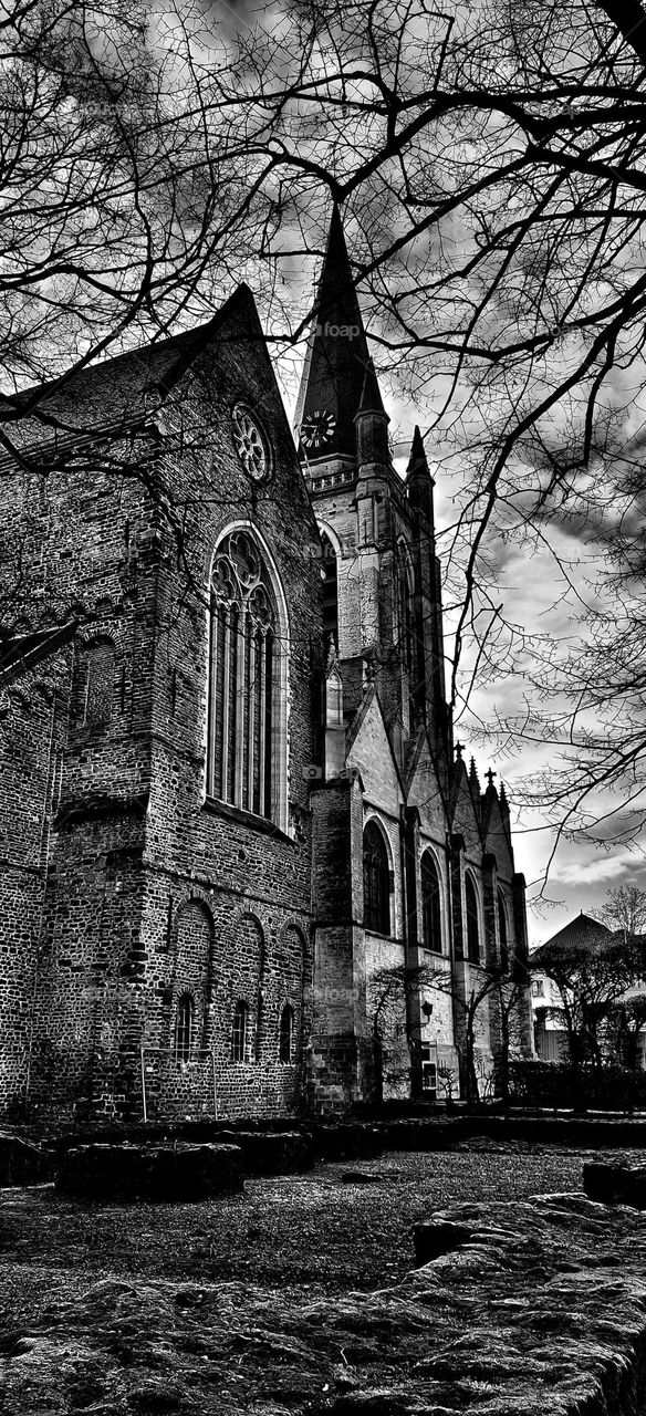 Black and white shot