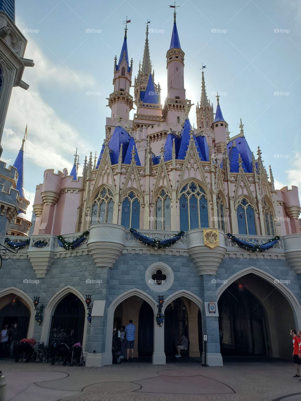 Disney World Castle, looking from behind
