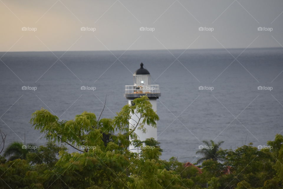 Light house in Rincon, Puerto Rico
