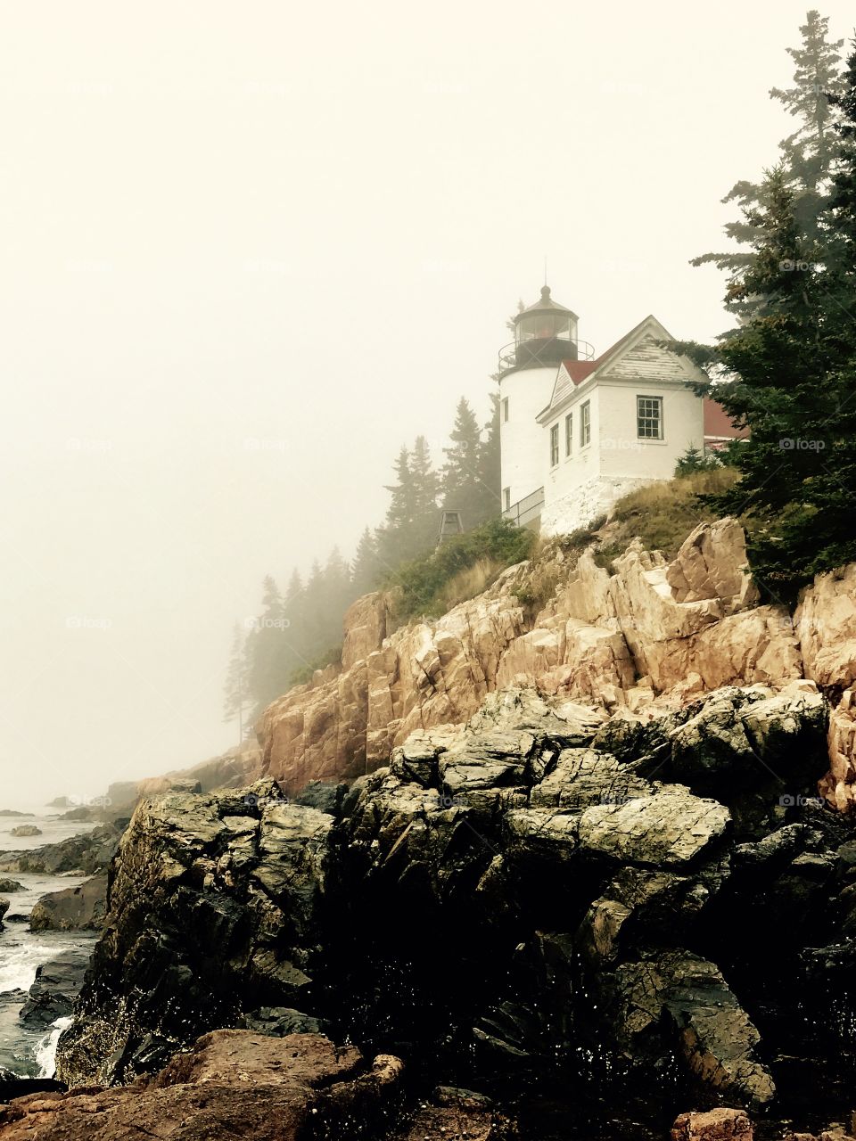 Lighthouse near Bar Harbor, Maine