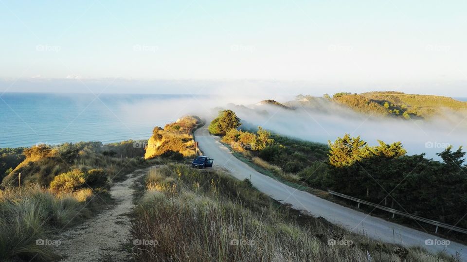 panorama con nebbia 4