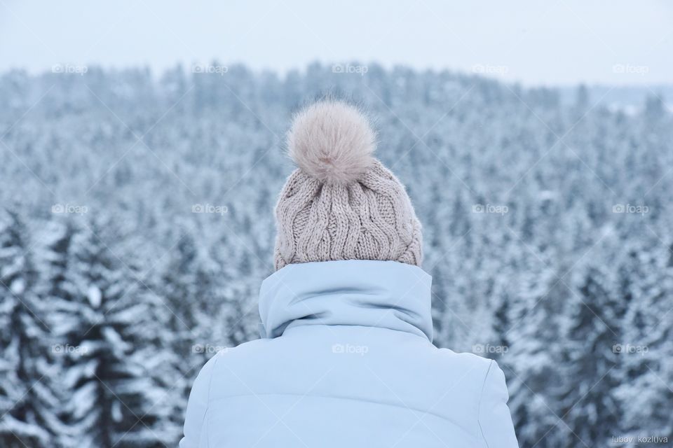 Girl in forest 