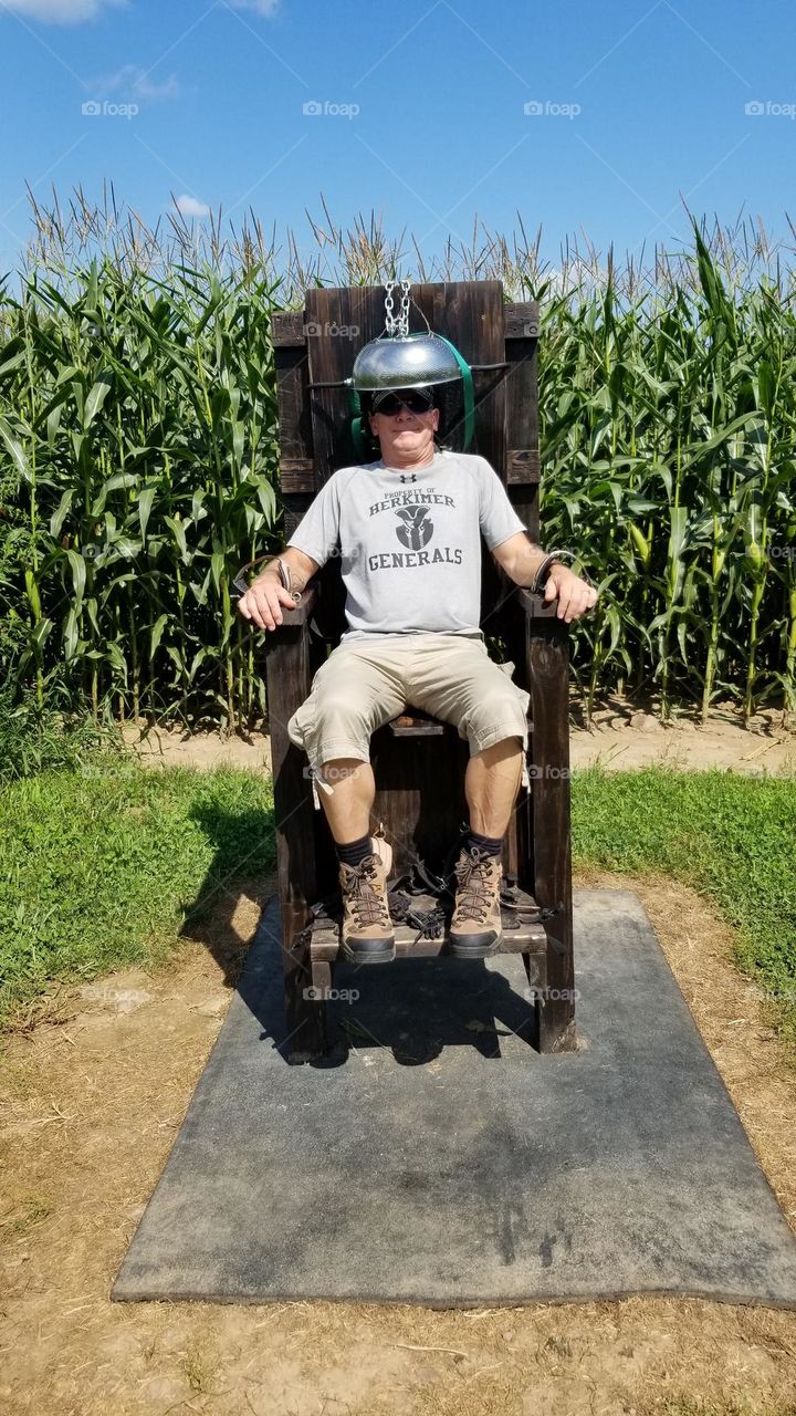 Man In An Electric Chair