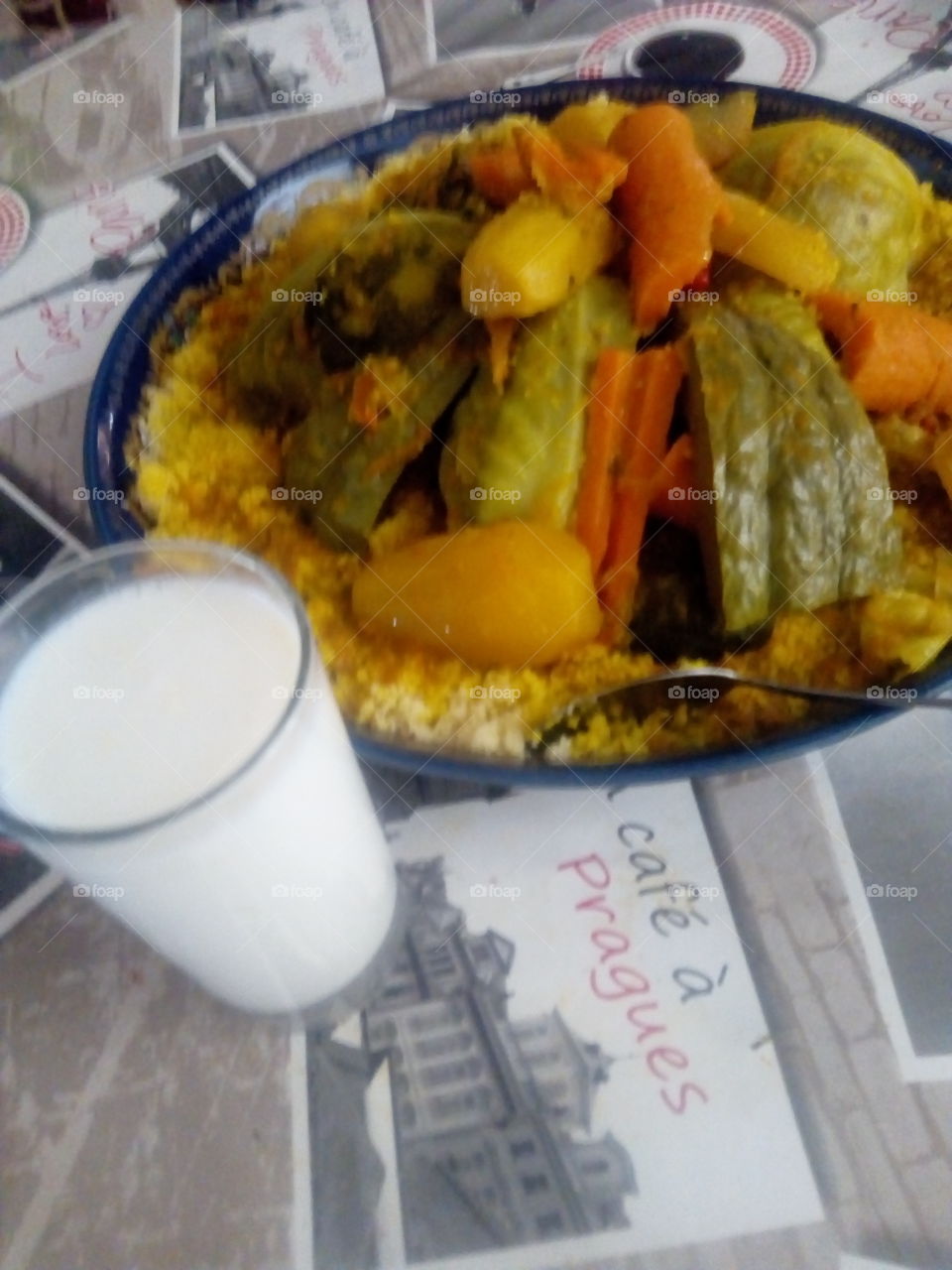 welcome to our moroccon food couscous