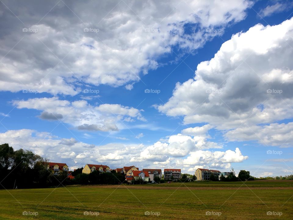 Mit den Wolcken unterwegs