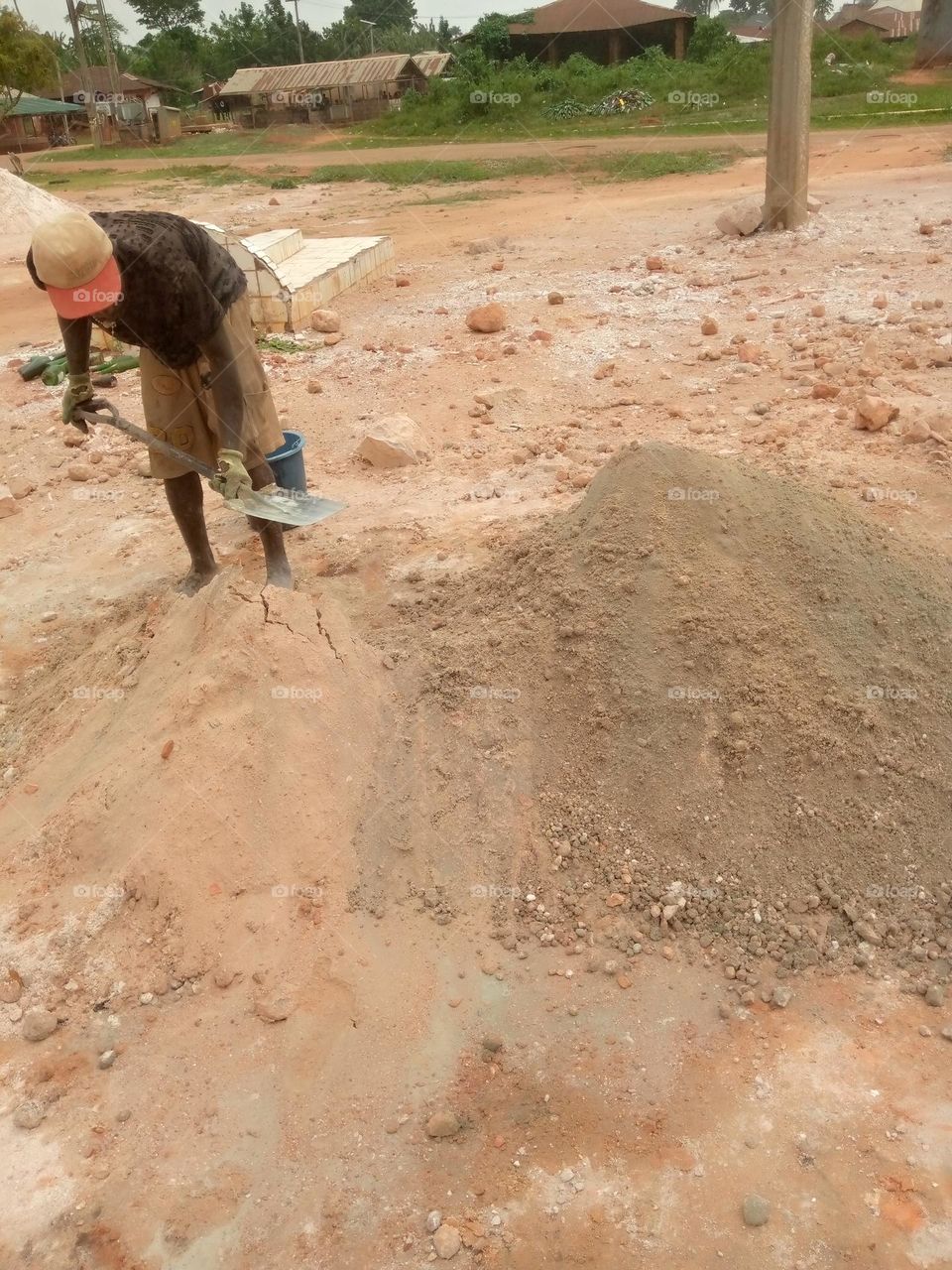 the boys at work in Ujabhole land