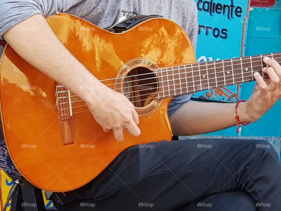 guitarist musician playing guitar