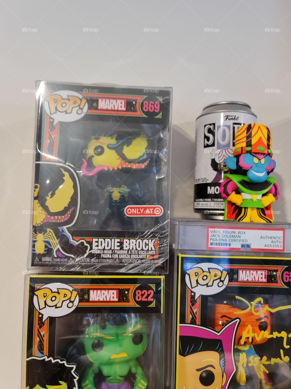 Funko Pop! Vinyl - Marvel - Eddie Brock - Blacklight - Target Exclusive