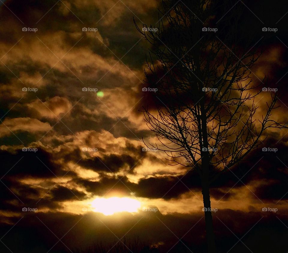 December sky. December sky