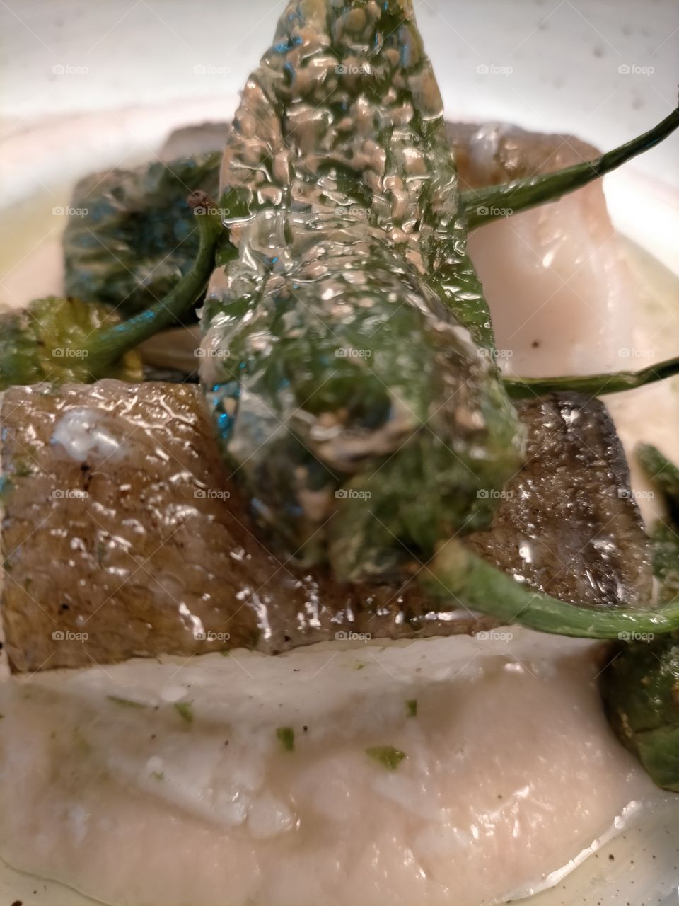 bacalao con pimientos