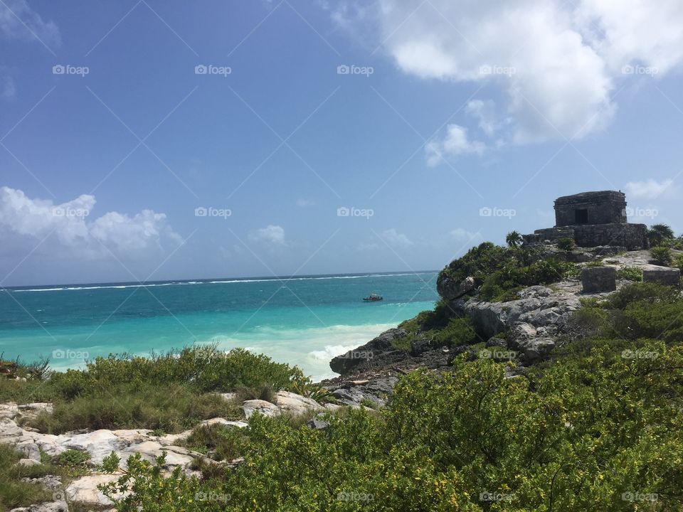 Tulum mexico beach ocean