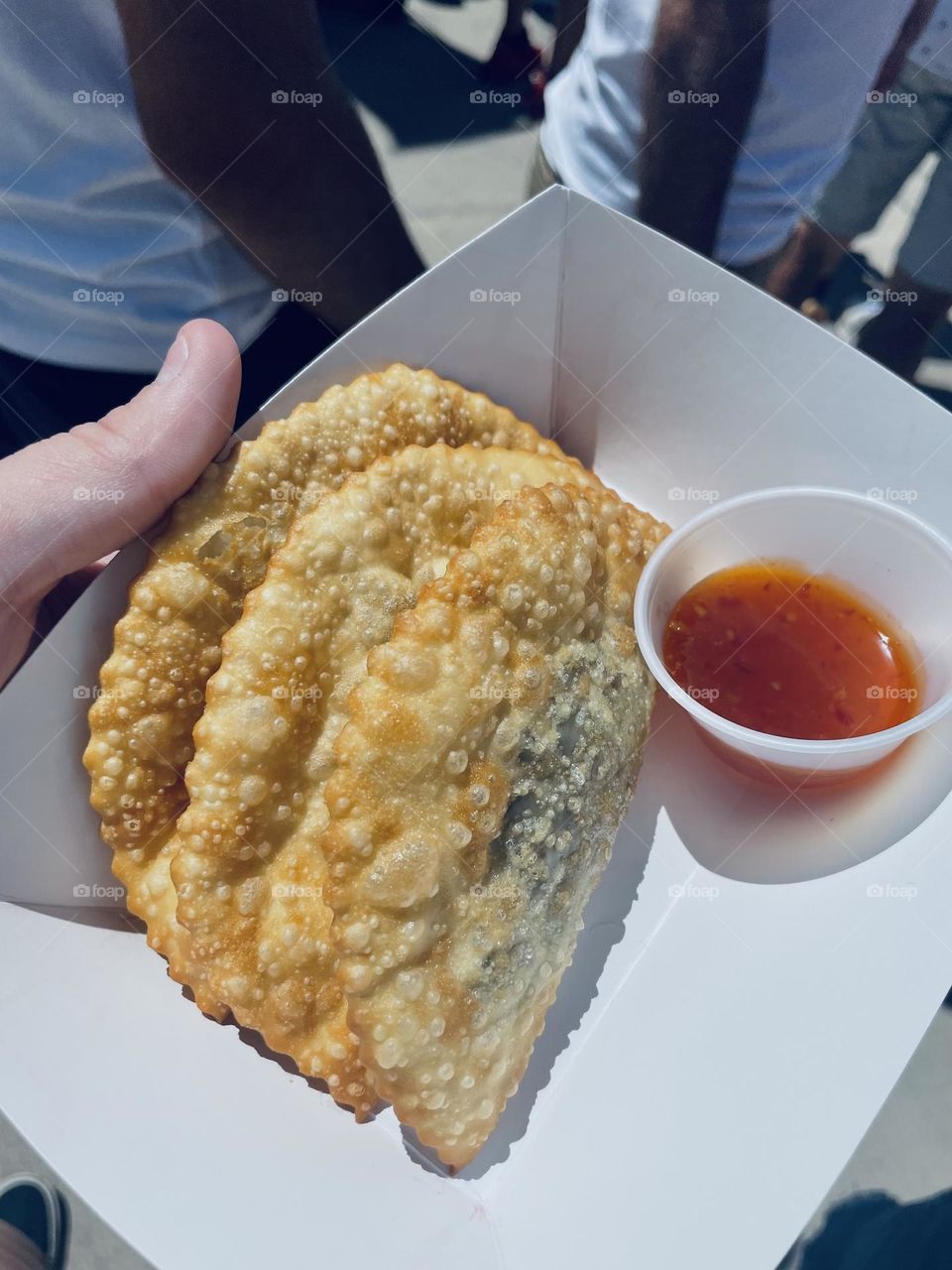 Beef & potato empanadas @ Smorgasbord 