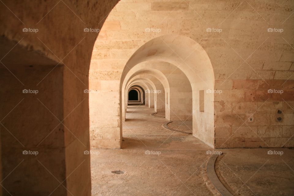 View of empty corridor