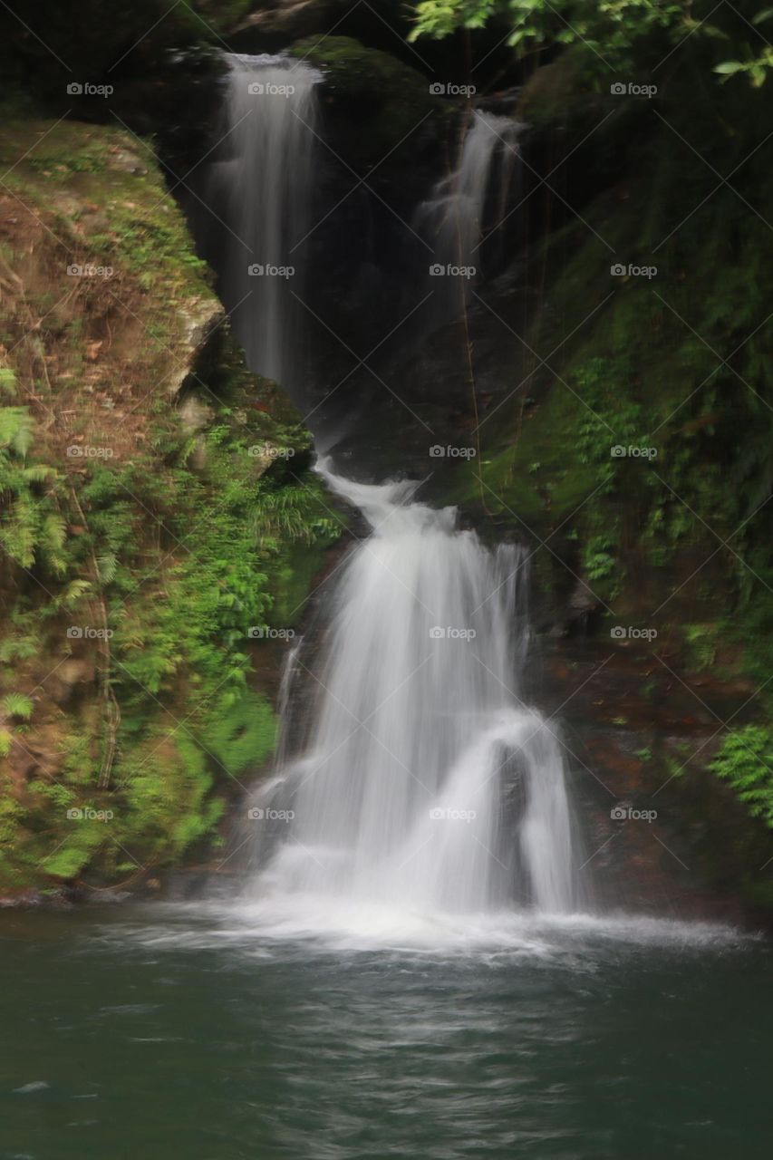 Edralin water falls, Vizcaya, Philippines 