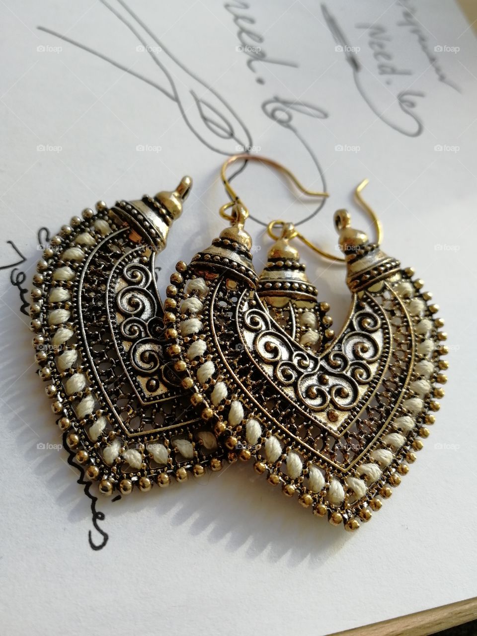earrings copper Indian Bohemian wild
