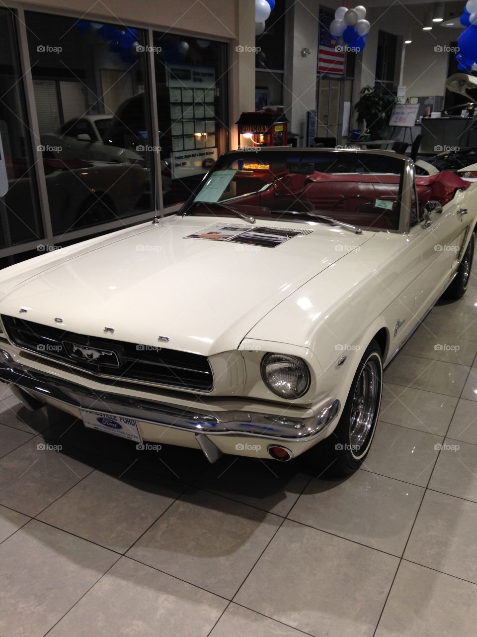 Horse Power . Mint 1964 Ford Mustang Convertible