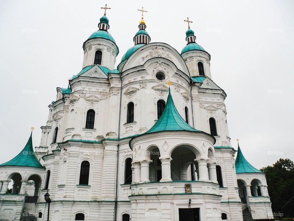 Cathedral of the Nativity of the Blessed Bogoroditse- Orthodox Cathedral in Kozelets Chernihiv region, Ukraine