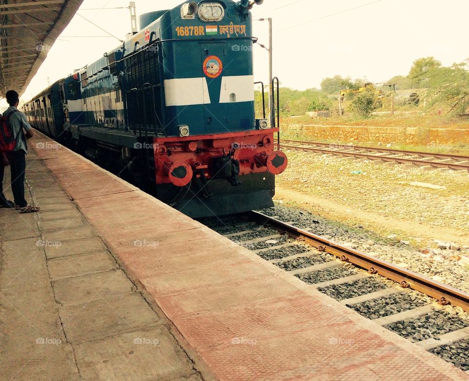 Indian railway train 