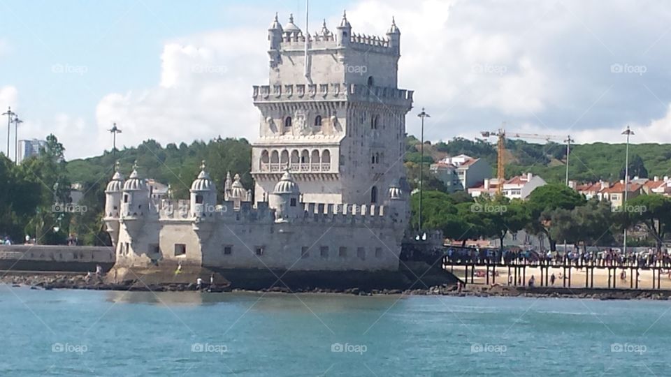 belem tower, Lisbon in a lovely sunny day