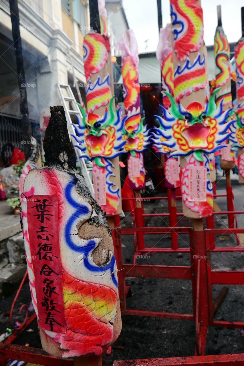 This photo is of very big traditional incense in Penang 