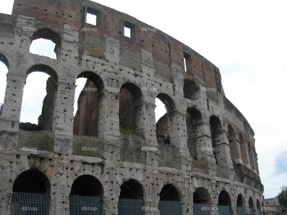 The coliseum  