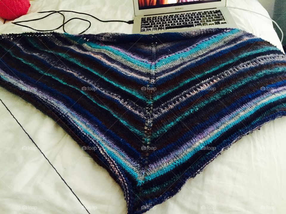 Knitting and Netflix