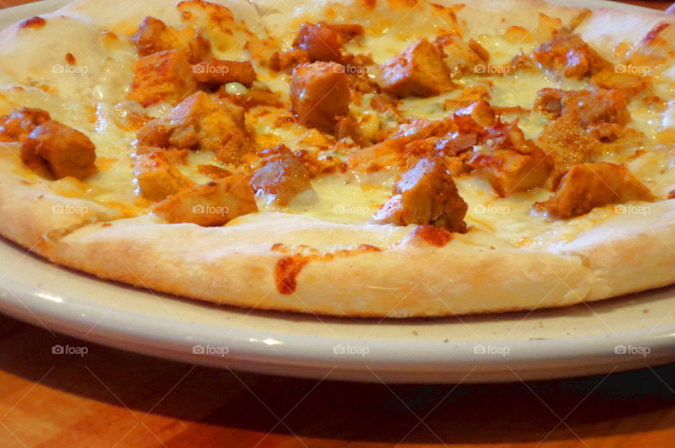 Buffalo chicken pizza