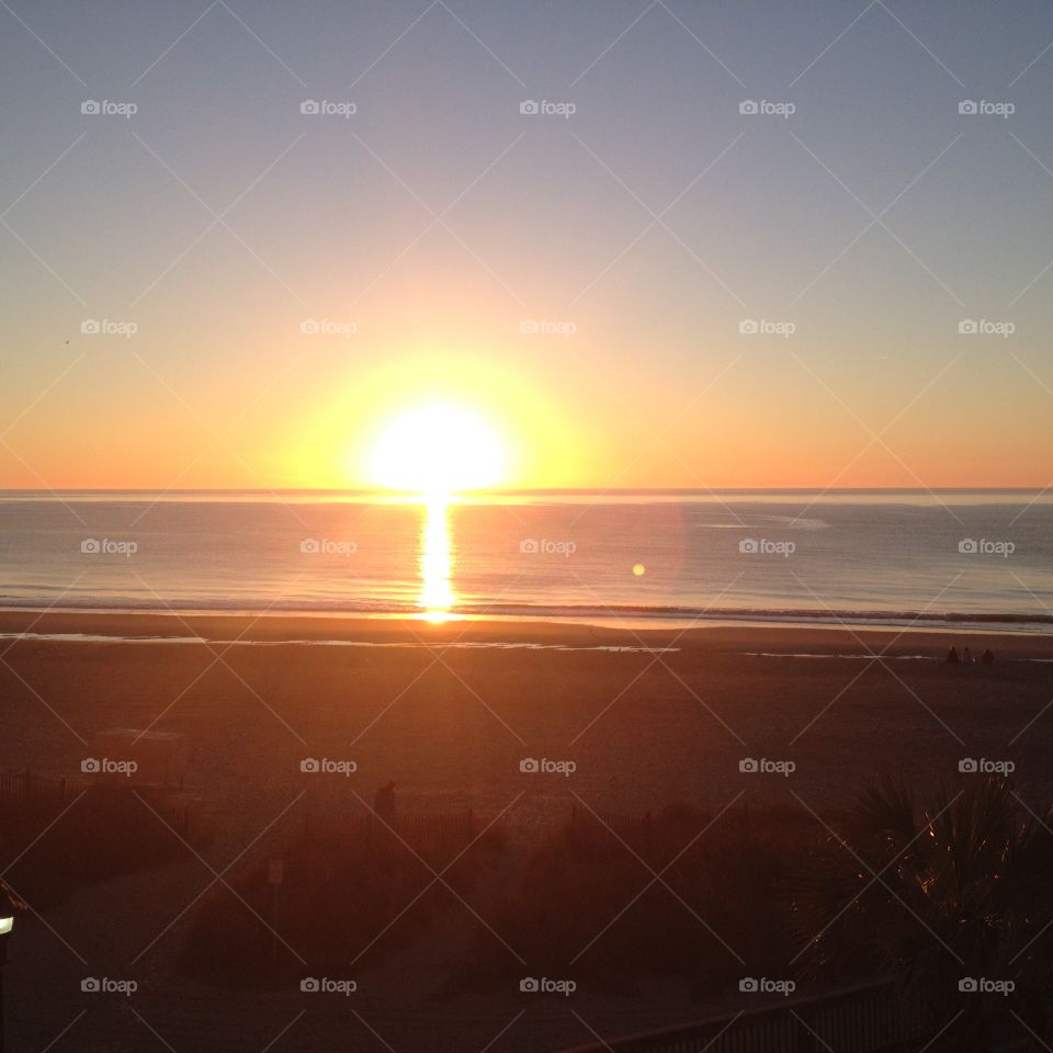 Sunset at Virginia Beach 