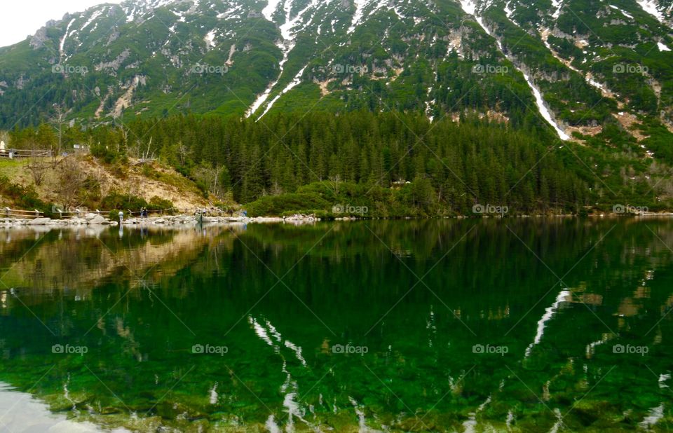 Lake view in Poland 