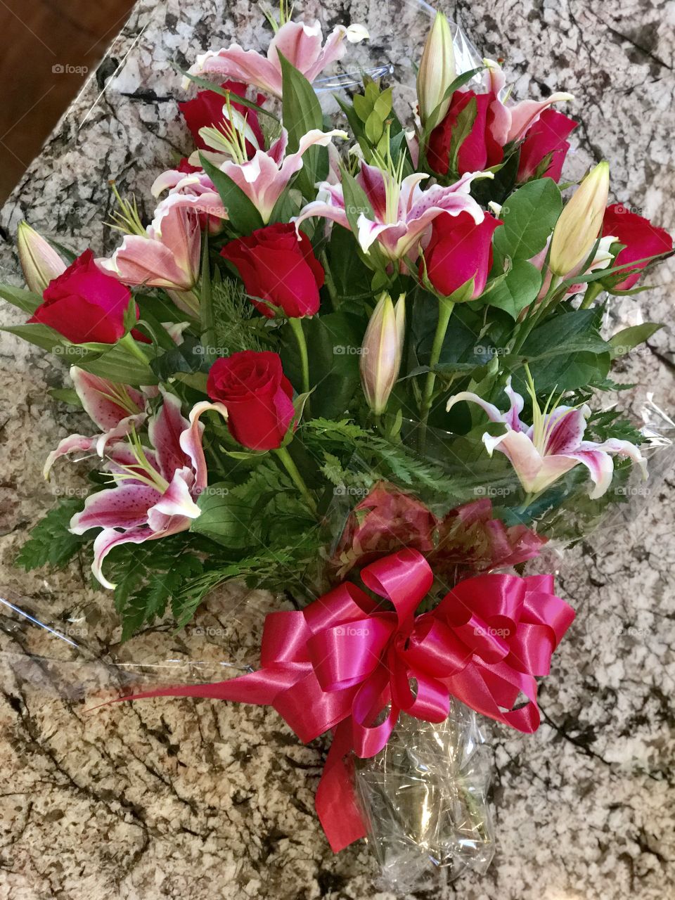 Valentine’s Flowers for me! Yay!