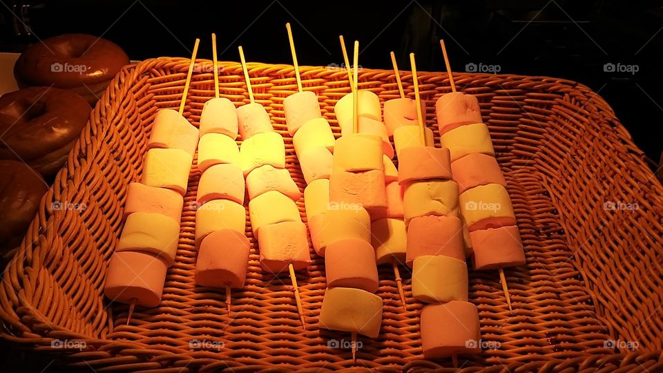 Marshmallows in a Basket