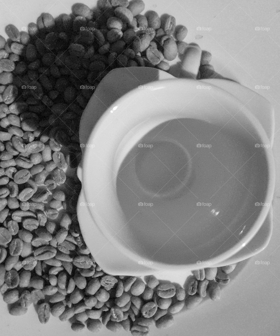 Coffe with small coffe cup