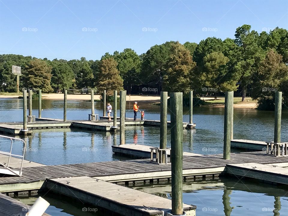 Lake fishing