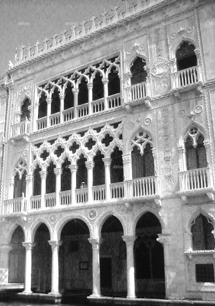 Ca' d' Oro  Venice . Palazzo Santa Sofia, Grand Canal