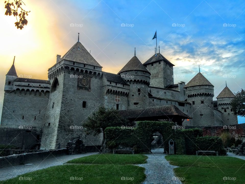 Chateau de Chillon 
@Vaud, Switzerland 