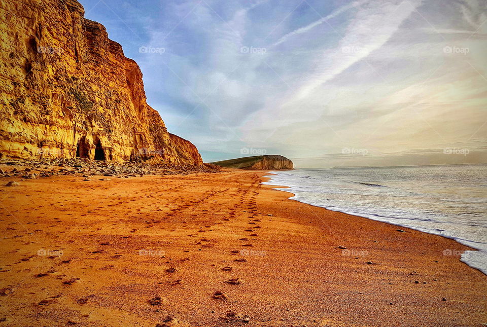 Jurassic coast Dorset beach