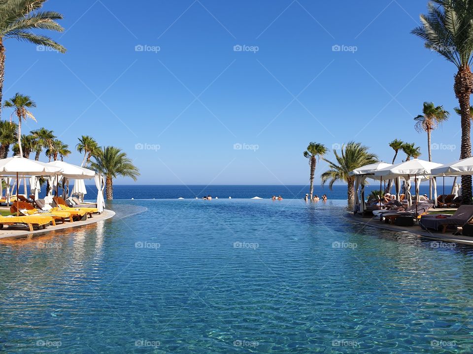 Beautiful Relaxing Cabo San Lucas Hotel Infinity Pool