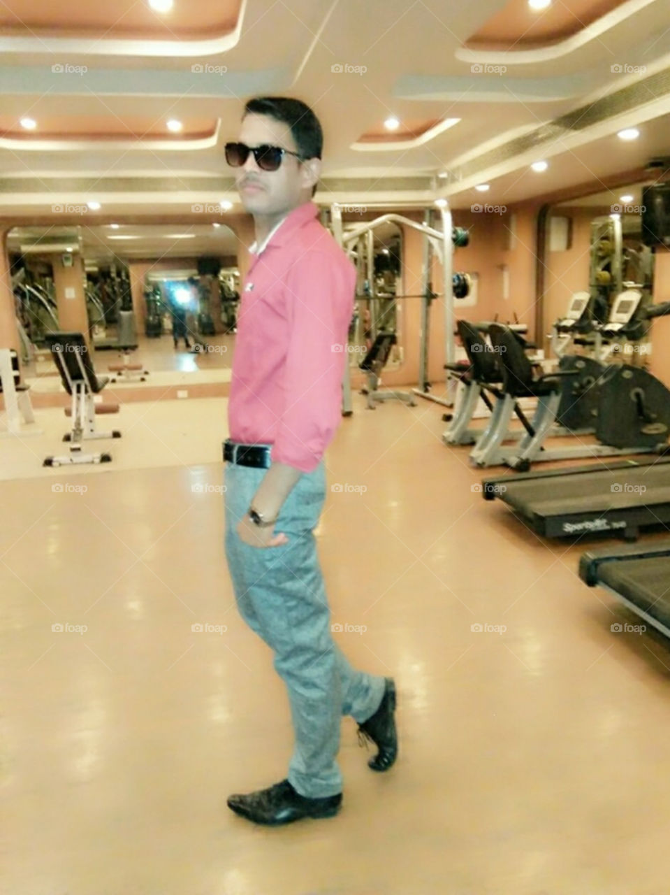 Handsome man ,Nice Looking for something, Fashion show,