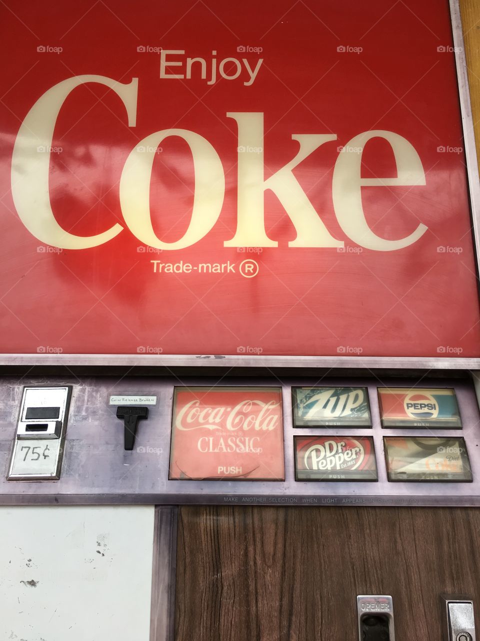 Vintage Coke Machine 